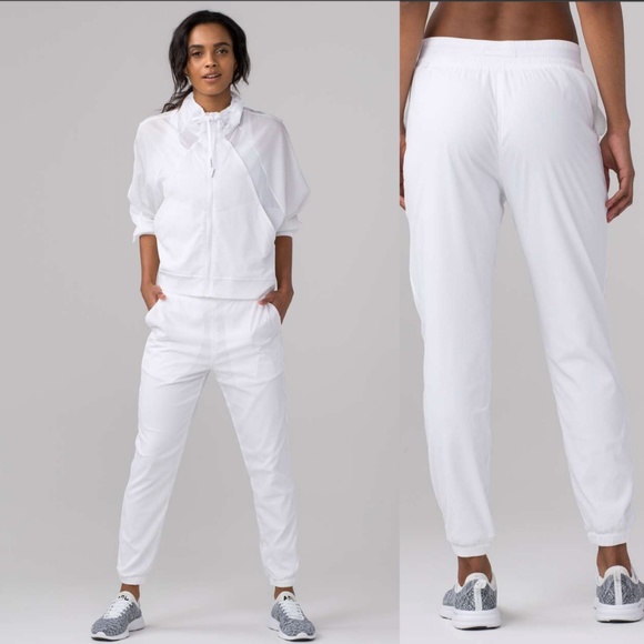 lululemon white joggers